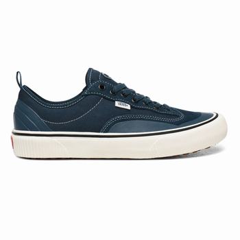 Damske Surf Topanky Vans Canvas Destruct Tmavo Modre/Biele VA10JWLIU